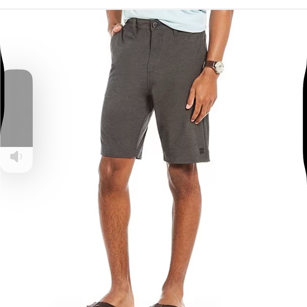 Billabong Blue Flat Front Shorts Lightweight Casual - Picture 3 of 9